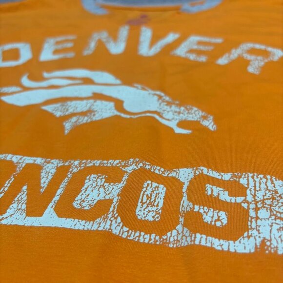 NFL Team Apparel | Denver Broncos Jr Girl's Long Sleeve T-Shirt ( M) - Picture 2 of 6